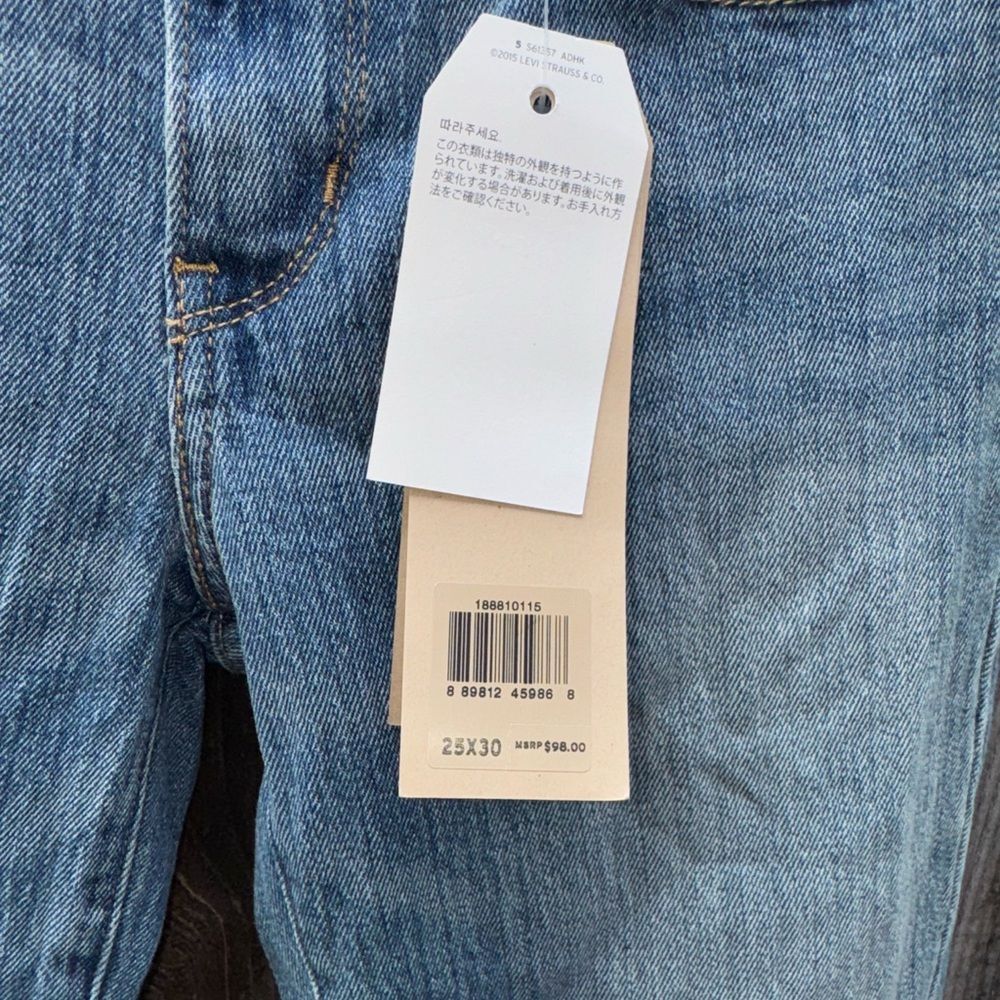 Levi’s 711 Skinny Mid Rise Jeans Womens Size 25x30 - Picture 7 of 11